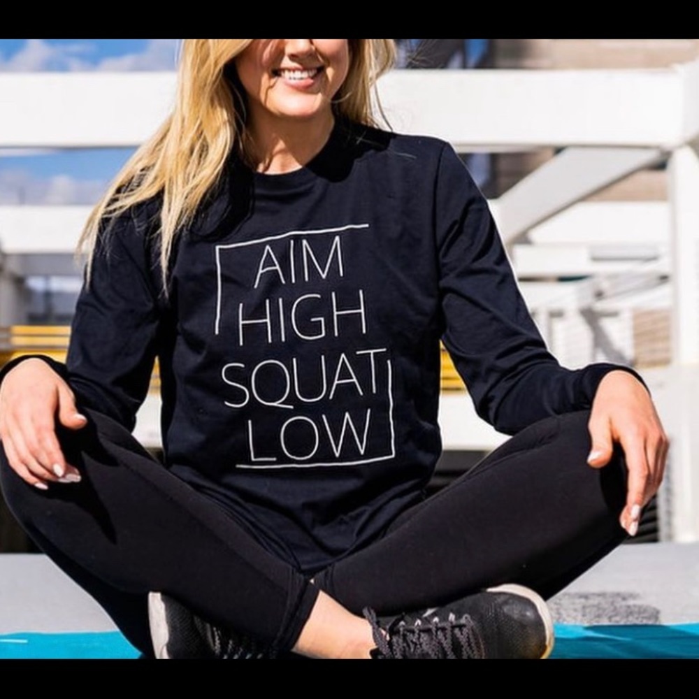 BarBella Aim High Squat Low Long sleeve-Large